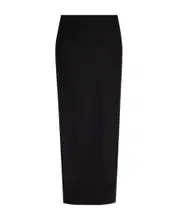 Balenciaga Back Slit Maxi Skirt FR38 black