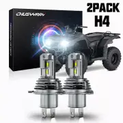 H4 6000K White LED Headlight Bulbs 9003 For Can-Am Spyder F3-T SM6 2016-2017