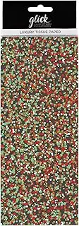 S Dyment Christmas Confetti Printed Tissue Paper x 4 Sheets 50 x 70 cm
