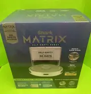 WHITE Shark Matrix Self-Empty Robot Vacuum for Carpet & Hard Floors NEW