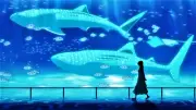 Anime jujutsu kaisen whale shark fish water screenshot Play Gaming Mat Desk