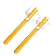 2 PCS Fishing Line String Knotter Metal Hook Tie Knotting Tool Tying