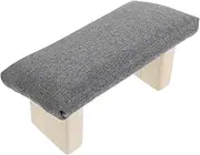 ifundom Kneeling Stool for Posture Improvement Height-Adjustable Small Foot Rest Wooden Yoga Bench Home or Office Use
