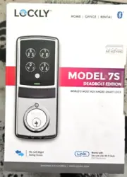 Lockly Model-S Satin Nickel Single-Cylinder Deadbolt Smart Lock