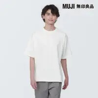 在飛比找momo購物網優惠-【MUJI 無印良品】男天竺圓領針織短袖T恤(共5色)