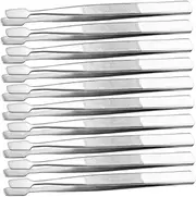 Ipetboom 10Pcs Crafting Tweezers Ergonomic Lash Photo Tweezers for Eyelash Extensions Stamps Jewelry and Beads Multipurpose Precision Tools for Home Professional Use