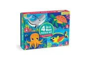 Ocean Friends 4-in-a-Box Puzzle Set