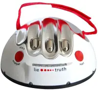 在飛比找Yahoo!奇摩拍賣優惠-小福星【測謊機】整人玩具禮物 微型電擊測謊儀 心跳測謊機 聚