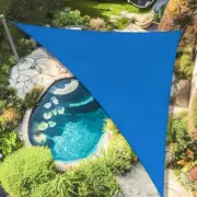 Artpuch Canopies 15'15'x21.2' UV Protected Sun Shade Sail Triangle Patio Blue