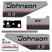 Fits Johnson 1987 - 1988 9.9hp Outboard Decal Kit - Decal Reproductions!
