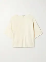 [FFORME] FFORME - Tenley Wool-blend Top - Off-white - large large Off-white