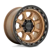 18x9 KMC KM548 Chase Matte Bronze With Black Lip Wheel 8x170 (18mm)