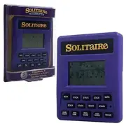 Trademark Poker Electronic Handheld Solitaire Game, Purple, 0.75" L x 3.375" ...