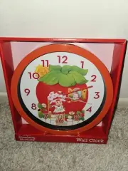 strawberry shortcake wall clock