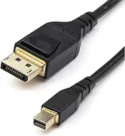 StarTech.com DP14MDPMM1MB Super UHD Mini DisplayPort to DisplayPort 1.4 Cable, 1 Meter