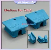 Dental Silicone Mouth Props Occlusal Pad Bite Block Rubber Opener Latex Free Kid