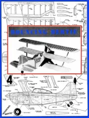 Model Airplane Plans (UC): Bouncing Bertie 32" Triplane .29-.35 by Paul Palanek