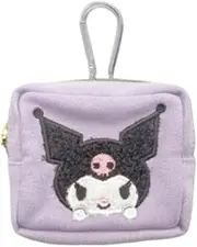 畑山商事(Hatakeyamashoji) Hatayama Shoji 34202771 Mini Pouch with Carabiner Applique Embroidery, Chromi, H3.3 x W 3.5 x D 1.6 inches (8 x 9 x 4 cm)