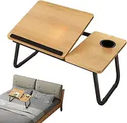 Portable Bed Desk Tray Portable Table Breakfast Tray Portable Standing Desk Table with Folding Tray Adjustable Bed Tray Portable Lap Desk Table