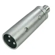 MAGNUM PRO MC37 3 Prong Male XLR to RCA Female Adaptor
