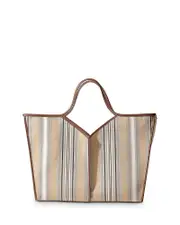 Hereu Calella Squared Striped Tote