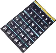 Generic Ergonomic Classroom Phone Storage Bag Numbered Pocket Chart in Blue Non-Woven Fabric Hanging Organizer for School