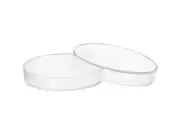Eisco Labs Polypropylene Plastic Petri Dish - 2.9" Diameter, 0.5" Depth
