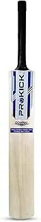 Prokick Domain Indian Willow/Popular Willow Cricket Tennis Ball Bat, Short Handle | Light Tennis Ball Bat | Full Size