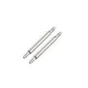 Spring Bar Pins 14mmx1.5mm Double Fringe 316 less Steel for Watch Band 2Pcs