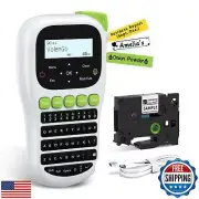 VolenGo H1100 Label Maker Machine with Tapes 12mm Laminated, Handheld Label M