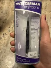 Tweezerman Point Stainless Steel Tweezer #1240-P
