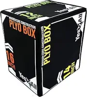 Yes4All Soft Plyo Box/Foam Plyo Box for Exercise, Crossfit, MMA, Plyometric Training – 3-in-1 Plyometric Jump Box with Wooden Core