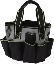 Bucket Tool Bag Oxford Cloth Large Capacity Organizer with Adjustable Strap Garden Partideal Handle Collapsible Portable Multi Cleaning Craft Universal Tote Shoulder (Simple Design)