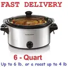 Hamilton Beach Stay or Go 6 Quart Slow Cooker , Model# 33262 - NEW