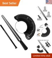Ring Size Measuring Tools with Mandrel & Adjustable Finger Gauges - Complete Set