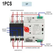 Transfer Switch Changeover Switch Indoor & Outdoor 125A 50/60Hz AC 220V