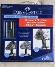 Faber-Castell Getting Started Beginner Drawing & Sketching Kit-11 Pieces