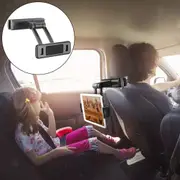 Mobile Phone Holder Universal Car Rear Pillow Holder Stand 360 Rotation Bracket Back Seat Car Mount Handrest Tablet