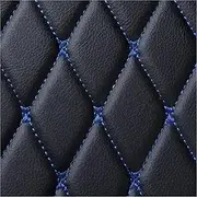 Car Front Floor Mats Custom Car Floor Mats Interior Details Carpet for Benz C Class W203 W204 W205 W206(Black blue4,C W206 2021-2023)