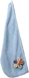 Mikinona Quick-Drying Bath Cap Absorbent Fleece Hair Hat Girls Boys and Girls Shower Cap