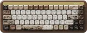 Akko Mechanical Gaming Keyboard with Walnut Wooden Case, MU01 Mountain Seclusion 65% 68-Key RGB 2.4G Wireless/Bluetooth/Wired Hot-swappable Keyboard with PBT Dye-Sub Keycaps for Mac & Win