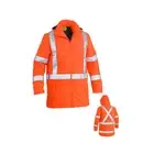 Taped Hi Vis Puffer Jacket with X Back MENS HIGH VISIBILITY