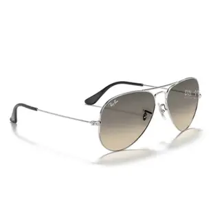 【RayBan雷朋】飛行員太陽眼鏡 RB3025 003/32 58mm 飛官款墨鏡 銀框/漸層灰色鏡片 台南 時代眼鏡