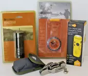 Kathmandu Orienteer Camp Compass Monocular Rangefinder Radio Alarm Torch Tools