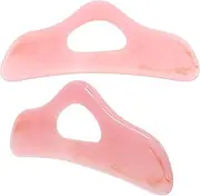 OATIPHO 2pcs Face Massager Scraping Tool Portable Board for Muscle Relaxation and Skin Elasticity Enhancement for Facial Use Lightweight and Compact Design