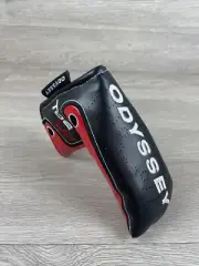 NEW Odyssey Toe Up Blade Putter Head Cover Black and Red Golf Putter Cover