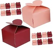 ULDIGI 100 Pcs Box Candy Box Wedding Favor Boxes Wedding Cake Boxes for Guests Wedding Party Favor Boxes Mini Treat Boxes Cookie Favor Container Cookie Boxes Chocolate Boxes Paper