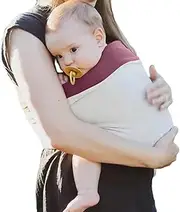Mamas Bonding Comforter Baby Carrier, Baby Wrap Carrier, Generic Stretchy Baby Carrier, Lightweight Chest Harness Baby Carrier for Mom and Dad, Carrier Newborn to Toddler (S 82 * 73cm,White)
