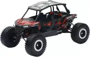 NIB NEW-RAY POLARIS RZR 4 TURBO XP ROCK CRAWLER RED UTV 1:18 DIECAST MODEL TOY