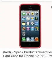 SPECK CARD CASE IPHONE 5/5S